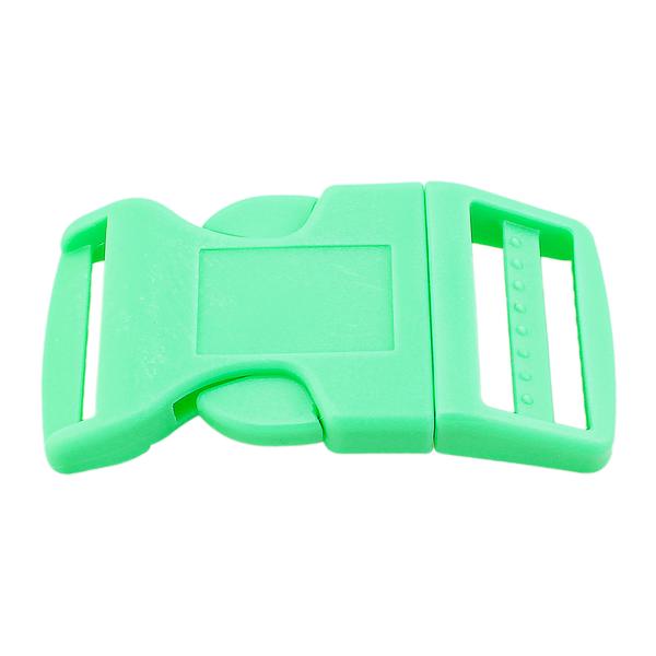 Boucle attache rapide en plastique 20 mm, verte