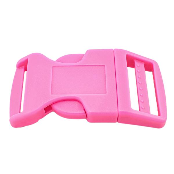 Plastikowa klamra zatrzaskowa 10 mm, różowy
