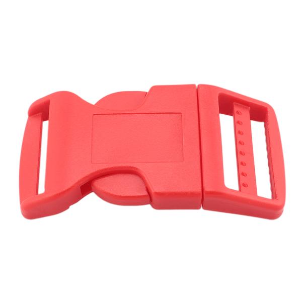 Kunststoff-Steckschnalle 10 mm, Rot