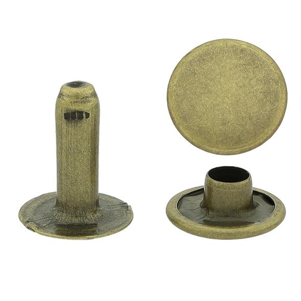 Rivet tubulaire avec une calotte – Vieux Laiton (1000 pcs)