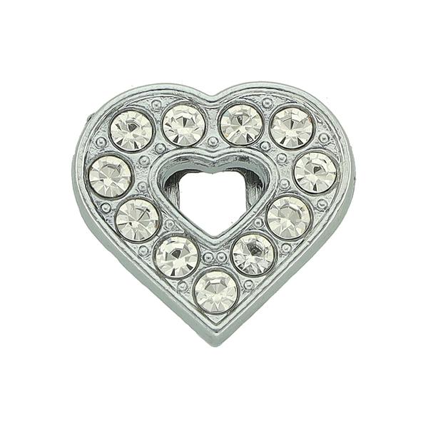 Slider charm – Heart 10 mm