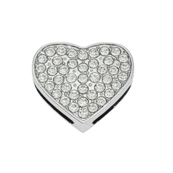 Slider charm – Heart 18 mm