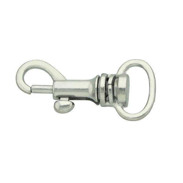 Mosquetón de mercería 34 mm/10 – Cromo Plateado