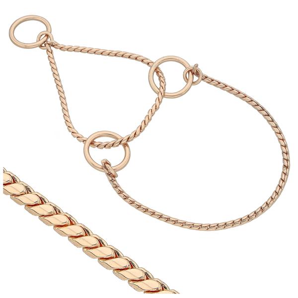 Collar de semiahogo para exhibiciones ø 5 mm – Oro Rosa
