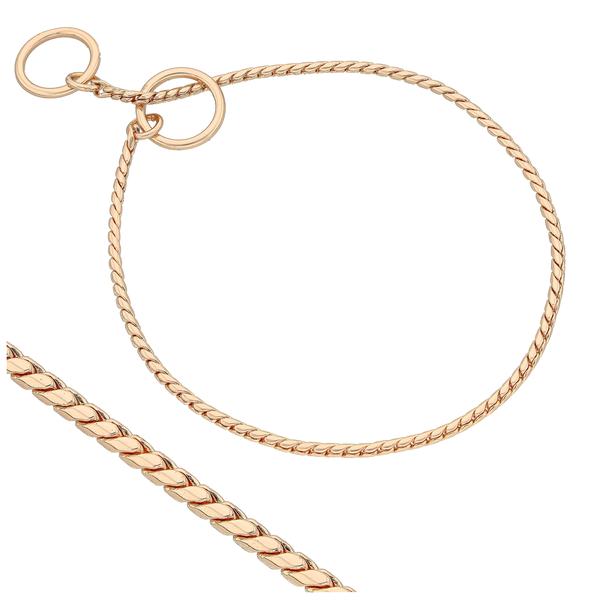 Snake Chain Show Choke Collars ø 2.5 mm – Rose Gold