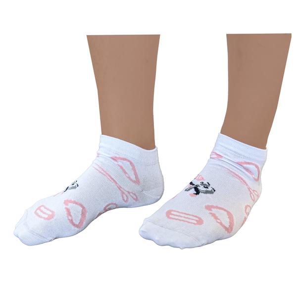 Calcetines alegres, color blanco