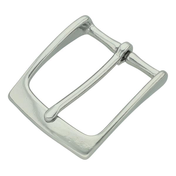 Hebilla de cinturón de latón 32 mm – Cromo Plateado
