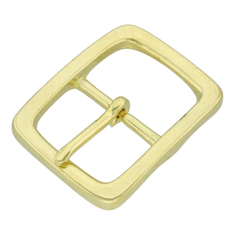 Boucle De Ceinture Homme Métal Doré – 42 X 57 Mm, Rectangulaire, Neuve Sans étiquette