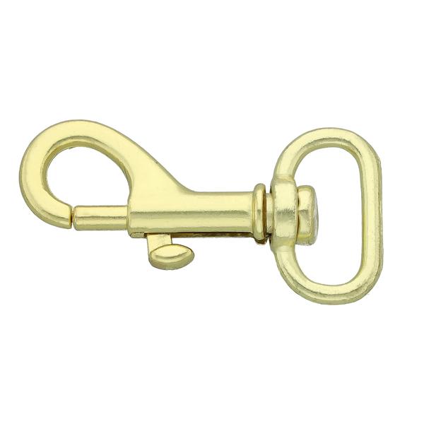Karabinerhaken 45 mm/17Q – Vermessingt