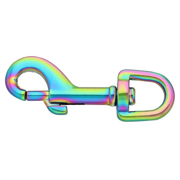 Karabinerhaken 55 mm/10 – Regenbogenfarben