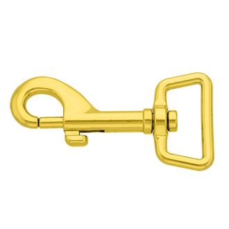 Karabinerhaken 66 mm/25Q – Vergoldet