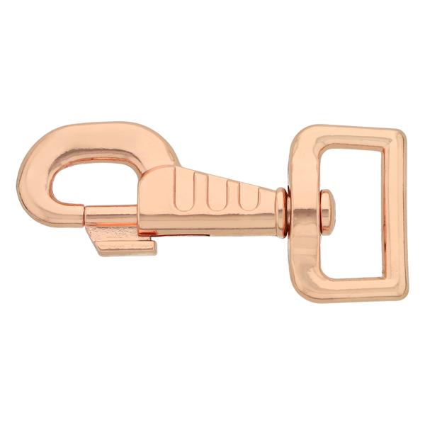 Mosquetón grande decorado 80 mm/25Q – Oro Rosa