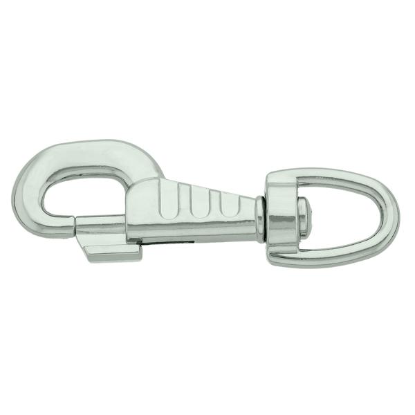 Karabinerhaken Deluxe 86 mm/13 – Verchromt