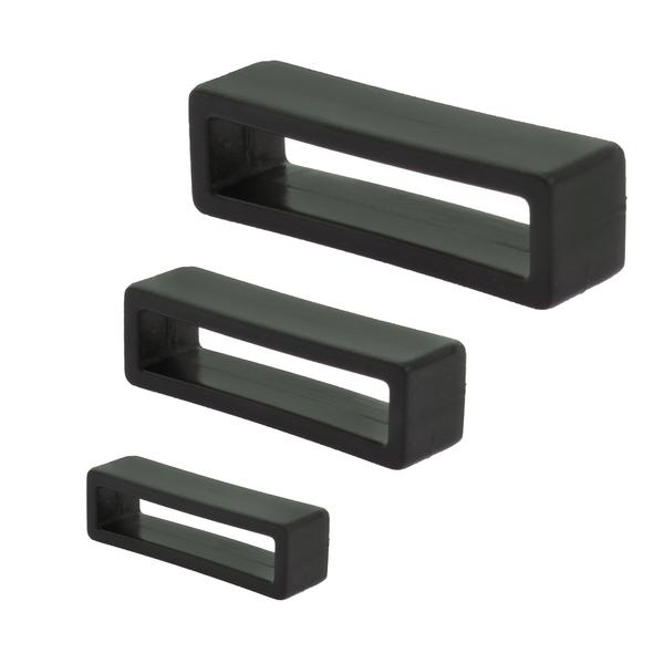 Passant plat en plastique 10 mm, carrée