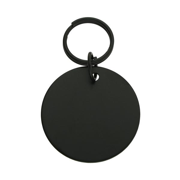 Stainless Dog ID tag – Black Nickel