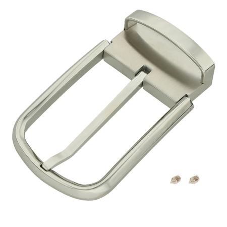 Boucle De Ceinture Simple En Alliage De Zinc - Noir - Largeur 3.6-3.9 Cm - Remplacement Universel - 11