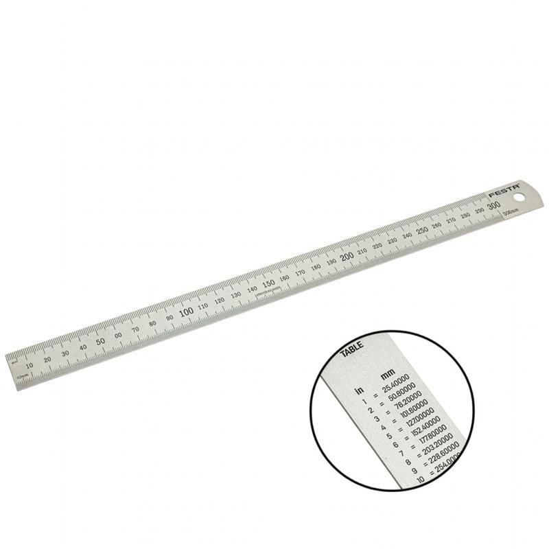 Règle De Coupe En Métal 30 Cm Avec Bandes Antidérapantes - Précision Pour Cuir Et Travaux Manuels