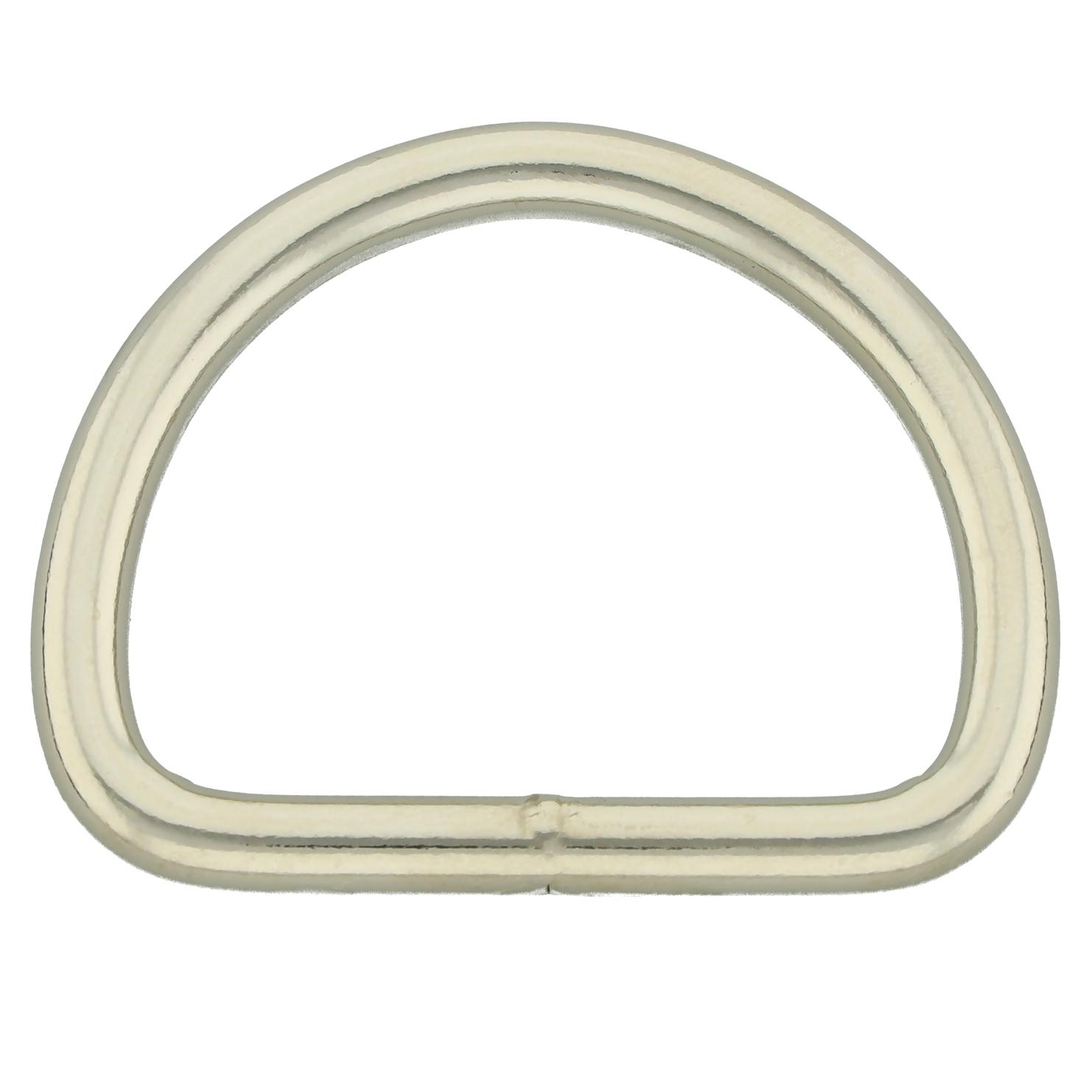 D ring ø 10–50 mm, Nickel Plated