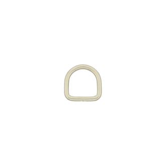 D-Ring – Vernickelt: 12 mm