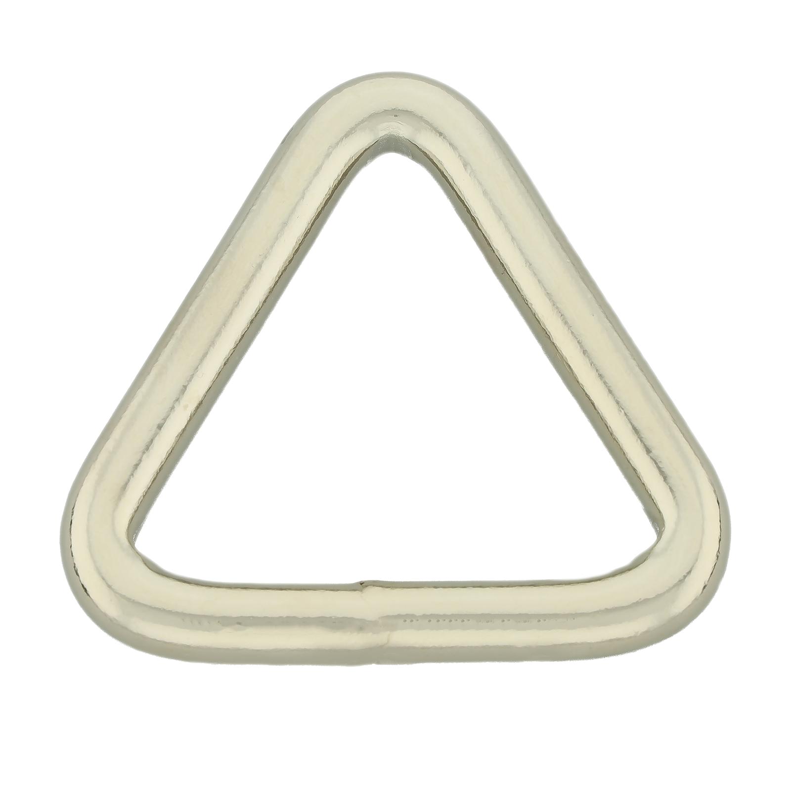 Steel Triangle delta ring – Nickel Plated
