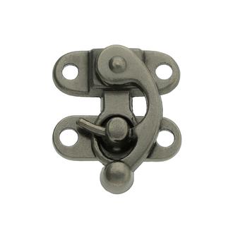 Hakenverschluss – Schwarzes Nickel: 28 mm