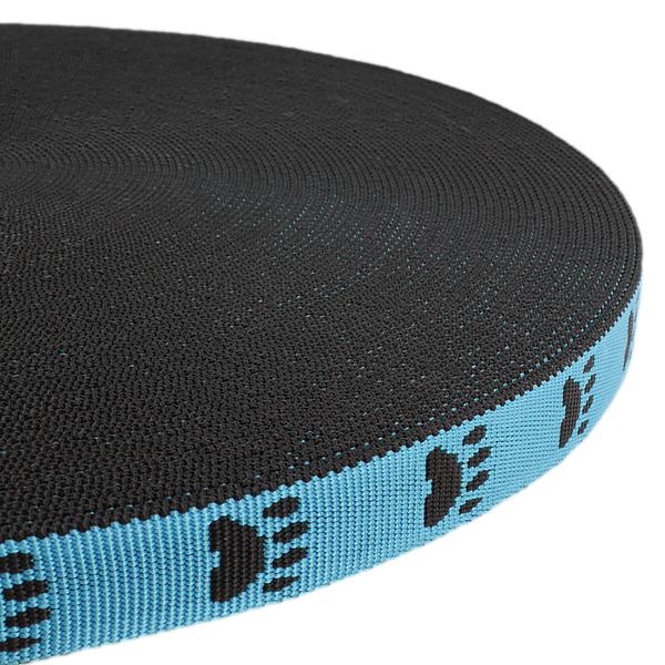 Correa tejida – Azul / Negro / Patas De Perro