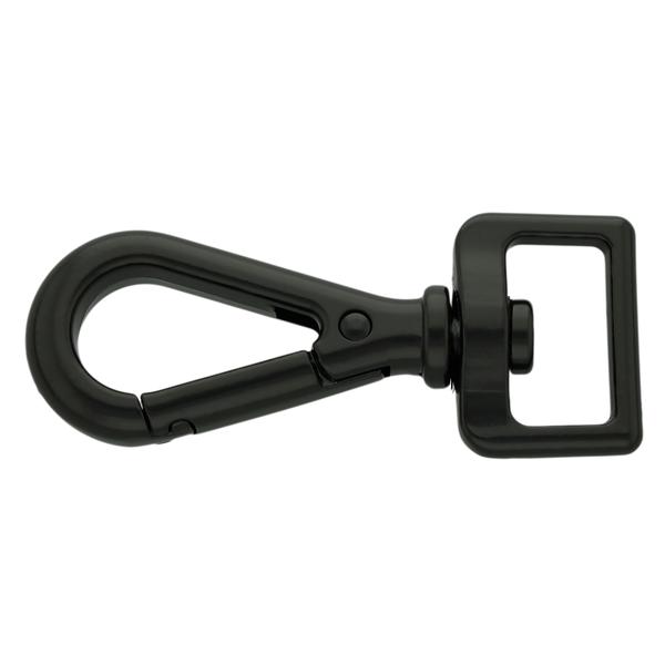 Mousqueton pour les laisses sangle 52 mm/16Q – Noir