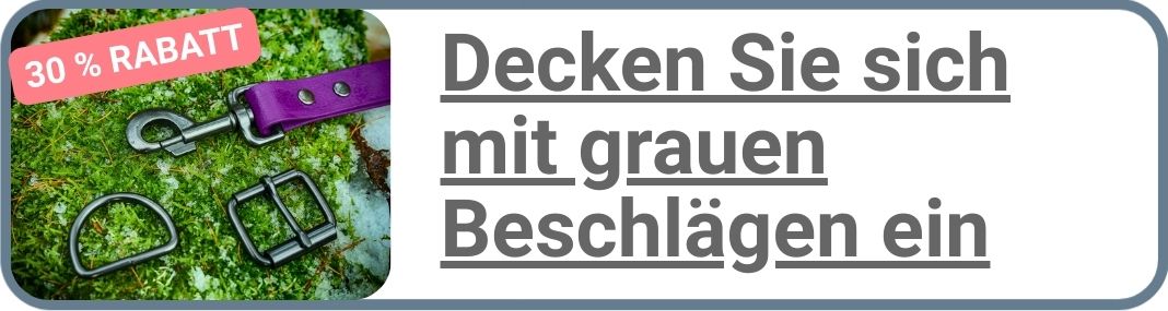 Decken Sie sich mit grauen Beschlägen ein
