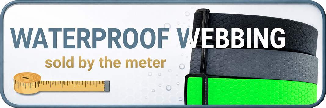 Waterproof webbing by the meter